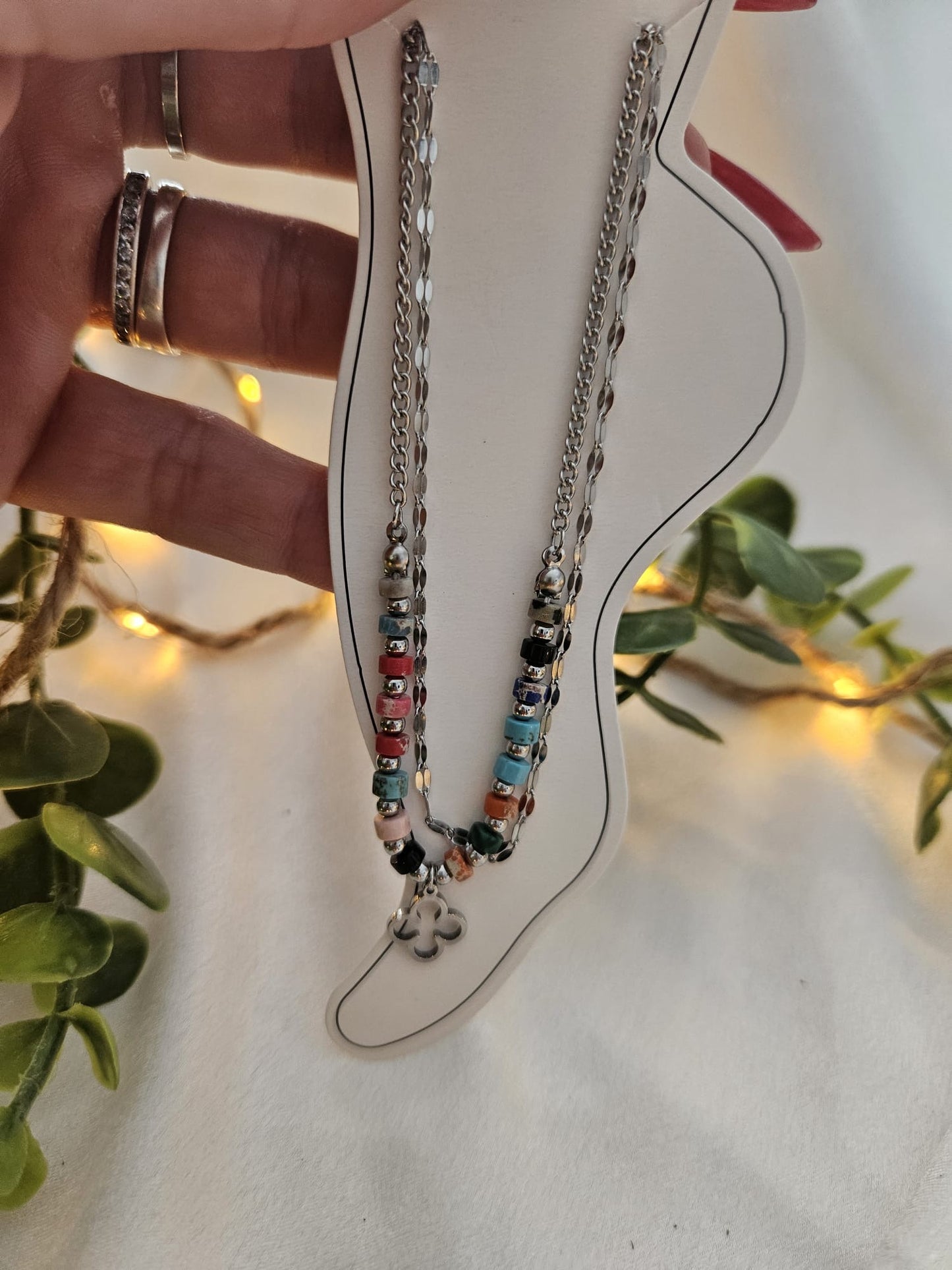 Pulsera tobillo luna