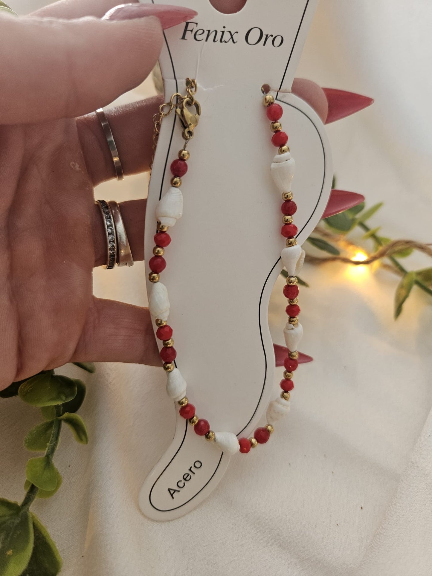 Pulsera tobillo luna