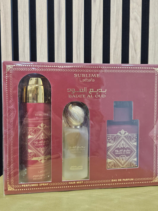 PACK PERFUME LATTAFA BADEE AL OUD SUBLIME