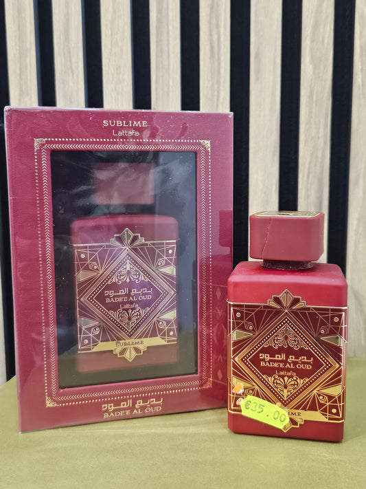 PERFUME LATTAFA BADEE AL OUD SUBLIME