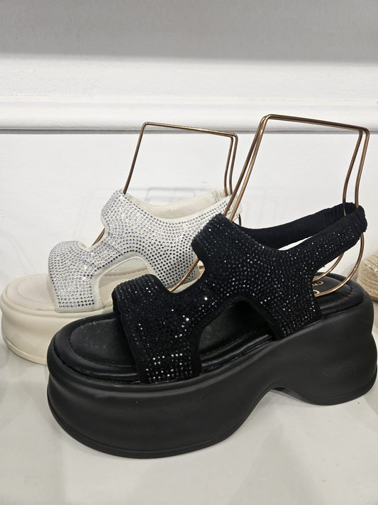 Sandalia lux brillo