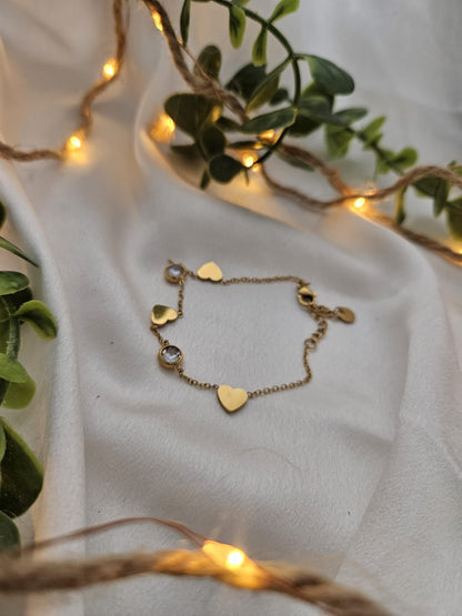 Pulsera corazones